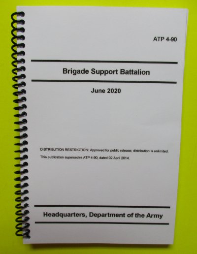 ATP 4-90 Brigade Support Battalion - mini size - Click Image to Close